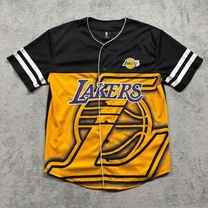 Los Angeles Lakers #48 Jersey Womens‎ Color Block Logo Strips Medium UNK NBA